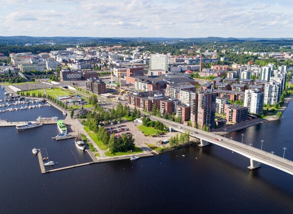 Ilmakuva Jyväskylän kaupungista